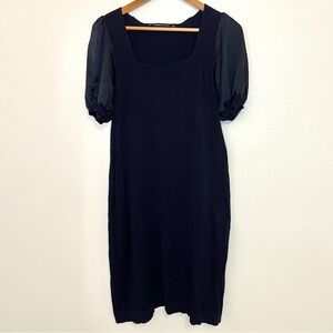 BCBG Maxazria Puff Sleeve Dress